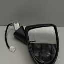 Right Passenger Side Mirror Compatible With 2020 2021 2022 Hyundai Sonata With Manual Folding Power Glass Turn Signal Heated Blind Spot Black Replace#87620L0040(8Pins)
