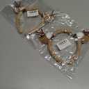 2 x Brown Christmas Reindeer Antlers, Fluffy Deer Antlers Hair Accessories for Women, Christmas Holiday Cosplay Costume Party