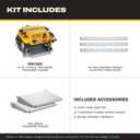 DEWALT Planer, Thickness Planer, 13-Inch, 3 Knife for Larger Cuts, Two Speed 20,000 RPM Motor, Corded (DW735)