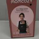 Momcozy Baby Carrier - Ergonomic, Cozy and Lightweight Carrier for 7-45lbs, Effortless to Put On, Ideal for Hands-Free Parenting, Enhanced Lumbar Support, Purehug for Infant to Toddler, Black