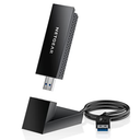 NETGEAR Nighthawk WiFi 6E USB 3.0 Adapter (A8000) - AXE3000 Tri-Band Wireless Gigabit Speed (Up to 3Gbps) - New 6GHz Band – Works with Any WiFi 6 or 6E Router Or Mesh System - for Windows PC
