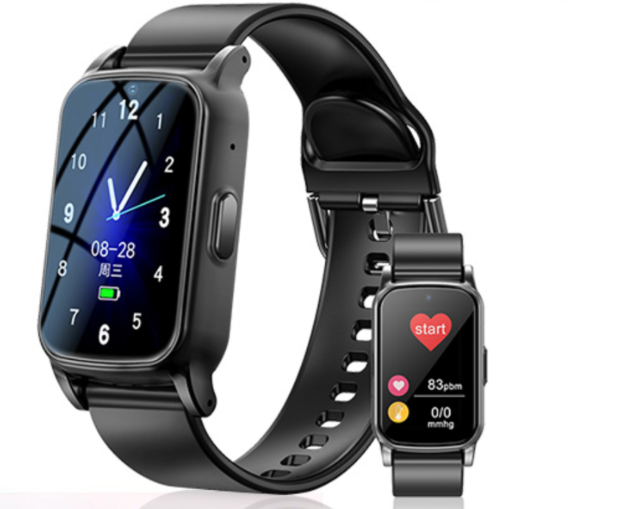Smart Health Watch for Seniors & Alzheimer's - 4G GPS Tracker with Fall Detection, SOS Emergency Button, Two-Way Calling, Pedometer & Anti-Lost Alert for Dementia Patients