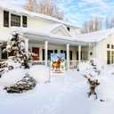 8 x Christmas Dog Garden Flag Merry Christmas Decoration 12 x 18 inches Christmas Winter Vacation Courtyard Lawn Porch Room Diversity Decoration (Blue)