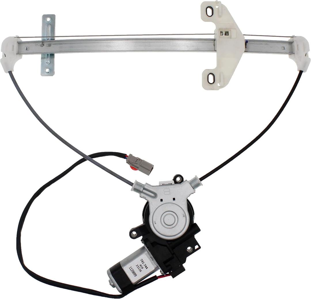 Dorman 741-744 Rear Driver Side Power Window Regulator and Motor Assembly Compatible with Select Honda Models