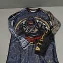 Roar BJJ Kid's MMA Rash Guard Training No-Gi and Gi Jiu Jitsu Rashguard MMA Grappling Compression Shirts Wrestling (US, Alpha, Small, Regular, Gorilla)For kids YS