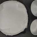 GZG Modern Art Series - 24 Pcs Speckled Stoneware Plates and Bowls Sets, Ceramic Dinnerware Set with Rustic Terracotta Underside, Microwave and Dishwasher Safe Handcrafted Dishes Set - Porcelain White