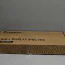 Forbena Floating Shelves 36 Inches Long 8 in Deep Set of 3, Large Wall Shelf for Bedroom Books, Heavy Duty Wide Wall Shelving for Living Room Office Kitchen Closet Organizers and Storage (Black)