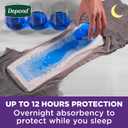 Depend Night Defense Adult Diapers, Incontinence Underwear for Men, Disposable, Overnight, Small/Medium, Grey, 26 Count, Packaging May Vary