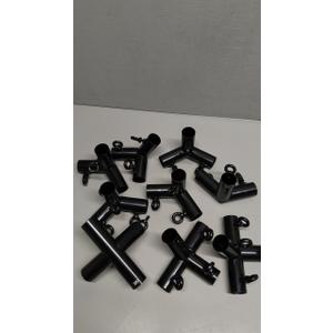 1'' Corner Canopy Fitting Couplers Kit - Fits 3/4" EMT - Frame Carport Connectors (10-Legs Canopy Top Kit)