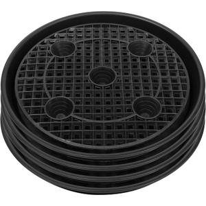 Plastic Plant Saucer Stand,4-Pack 18 19 inch, Elevated Plant Saucer Self-Watering Fabric Pot Base, Use Nonwoven Grow Bags, Plant Saucers Flower Pot Tray for Indoor-Outdoo and Grow Tents Greenhouses