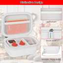 2 x Storage Case for Yoto Mini Player Kids Audio & Music Player, Portable Yoto Card Holder Case(Chirstmas) (Beige)