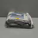 Pinch Pleated 100% Blackout Linen Curtains 102 Inches Long for Bedroom Living Room Pinch Pleat Linen Curtains Boho Farmhouse Modern Memory Trained Natural Cream Soundproof Pleated Drapes 40x102