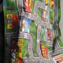Kids Carpet Playmat Rug 59"x39.4", Car Rug for Kids Cars, Non-Slip Town City Road Map Kids Rug for Playroom Bedroom Boys, Kids Car Mat Road Rug, Track Rug Car Play Rug for Kids (59X39.4Inch,Green)