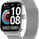 aeac Smart Watch for Men Women, 1.85" HD Smartwatch Compatible iPhone/Samsung/Android (Answer/Make Calls), 100+ Sport Modes Fitness Tracker with Heart Rate/Sleep/Step Monitor, IP68 Waterproof