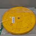 Lettry 2Pcs Round Planter Insert, 13" Orange Planter Insert, Durable Plastic Disk with Drainage Holes for Place Inside Planters to Use Less Potting Soil for Tall Flower Pots Plant Containers (13inch)