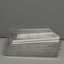 Egg Holder for Fridge, Automatically Rolling Egg Container for Refrigerator, Clear Plastic Fridge Organizers and Storage with Lid, Stackable Egg Dispenser & Tray (3 Tier)