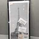 upsimples 11x22 newspaper frame, Display Pictures 10x20 with Mat or 11x22 Without, Wall Hanging Photo Frame, Black, 1 Pack