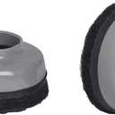 Lorell 1 1/2 Slip Over Floor Savers LLR49317, Pack of 8, Grey