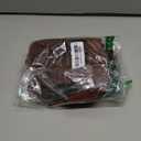 Blooming Jelly Womens Blouses Dressy Causal V Neck Pintuck Short Petal Sleeve Business Tops Ladies Summer Trendy Work Shirt (Large, Brown)