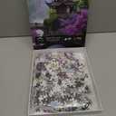 PICKFORU Plum Blossom Dreamscape Puzzles for Adults 1000 Pieces, Vintage Flower Tree Scenery Puzzles, Impossible Unique Lake Park Theme as Home Decor