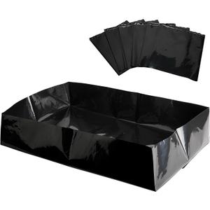 Adnee 6 Pcs Mushroom Monotub Liners-19" x 13" x 4" Monotub Liner Fit Up to 66 Quart Monotub-Monotub Plastic Liners for Mushroom Growing Supplies Liner Replacement