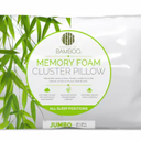 Essence of Bamboo Jumbo Pillow 20x28in Memory Foam Cluster Pillow