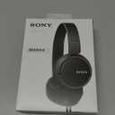 Sony ZX Series Wired On-Ear Headphones, Black MDR-ZX110