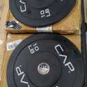 CAP Barbell Rubber Olympic Bumper Plate | Multiple Options/Colors (10lbs - Pair)
