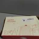 Bedsure Christmas Throw Blanket for Couch - Christmas Decorations Gifts for Women, Warm Sherpa Deer Throw Blanket, Red 50"x60"