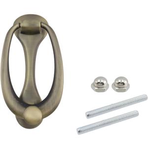 Zinc Alloy European Style 4.25" Hole Center Door Knockers, Bronze Circular Door Knocker for Doors