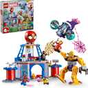 LEGO Marvel Team Spidey Web Spinner Headquarters Building Toy - Pretend Play Spidey and His Amazing Friends Toys Playset for Boys & Girls, Ages 4+ Years - 3 Superhero Minifigures - 10794