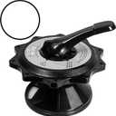 Zhenx SPX0715BA3 Key Cover and Handle Assembly with O-Ring Compatible with Hayward Vari-flo 2-inch Multiport Valves, Replace SP0715 SP0716 S220T2 S270T, Not Included Gasket