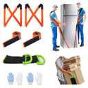 Moving Straps LiftingPadded one Person 2-Person Lifting and Moving System Appliance,for Harness Moving Mattress Couch Furniture Heavy Things,Suitable Professional Moving Body Strap Wrist Strap