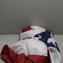 3 x 6 Ft American Pleated Fan Flag, USA Patriotic Half Fan Bunting Flag, 4th of July Decorations Flags (Set of 2)