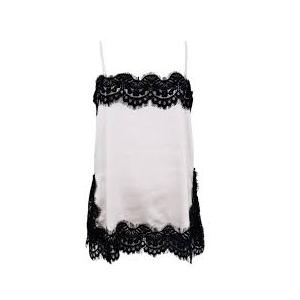 Black Colour - Bcevie Lace Strap Top, Small
