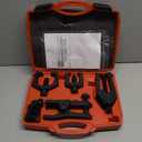 Orion Motor Tech 5-in-1 Ball Joint Separator, Pitman Arm Puller, Tie Rod End Tool Set for Front End Service, Splitter Removal Kit (RB06) (Red)