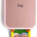 Canon Ivy 2 Mini Photo Printer, Print from Compatible iOS & Android Devices, Sticky-Back Prints, Blush Pink