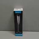 SIMPLETaste Milk Frother Handheld Battery Operated Electric Foam Maker, Drink Mixer with Stainless Steel Whisk and Stand for Cappuccino, Bulletproof Coffee, Latte (Gray)