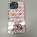 DAIZAG Case for iPhone 15 Pro, [Compatible with MagSafe],Phone Case for Women Girls Magnetic Clear Cover,Christmas Tree Ribbon Bow