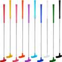 Wettarn 10 Pcs Golf Putters Bulk Two Way Putter Mini Golf Putter for Men Women Right or Left Handed Golfers Junior Golf Putter for Adults(Colorful), 35"
