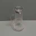 1.5 L Glass Pitcher with Lid and Spout, Cold or Hot Water Drinking Jug for Homemade Iced Tea and Juice