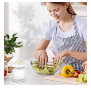 Rose Ceramic can - Decorative Food Storage Jar with Lid for Coffee Tea Dried Fruits and Snacks - Eco-Friendly Ceramic Container