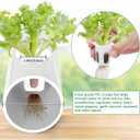 Upgraded Hydroponics Growing System Kit,108 Plant Sites 3 Layers Food-Grade PVC-U Pipes Hydroponic Grow Kit Gardening System for Vegetables,Flowers,Fruits,Herbs