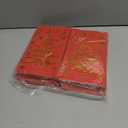 Whaline Merry Christmas Guest Paper Napkin Red Gold Foil 3 Ply Disposable Napkin Xmas Tree Dinner Hand Napkin Towel for Winter Party Supplies Table Decor, 80Pcs