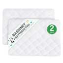 Waterproof Bassinet Mattress Protector, Fit for 20" x 33" Angelbliss (3 in 1), wayfong, venowu, YADAQE, and Cowiewie Bassinet, Ultra Soft Breathable, Washer & Dryer