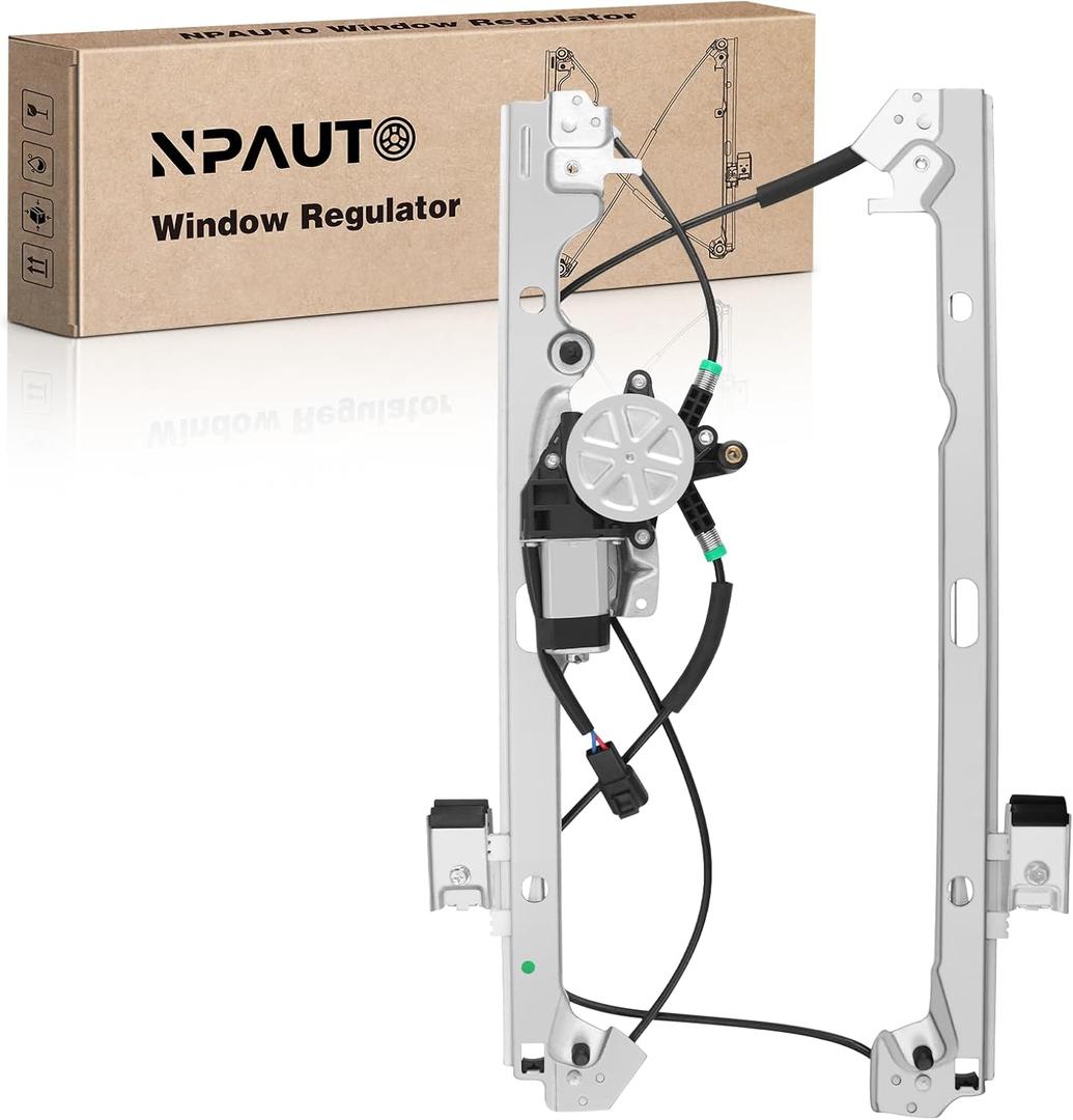 Front Passenger Side Power Window Regulator with Motor fit for 2007 2008 2009 2010 2011 2012 2013 Chevy Silverado 1500 2500 3500 HD Avalanche Suburban Tahoe, GMC Sierra Yukon XL, Right, 741-443