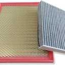 Engine and Cabin Air Filter Kit Fit for 2014-2021 Tundra 5.7L 4.6L, 2014-2022 Sequoia 5.7L (24511 WA10085)