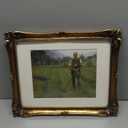 Funly mee Vintage 11x14 Picture Frame Antique Gold Photo Frame for Tabletop & Wall Mounted (Bronze)