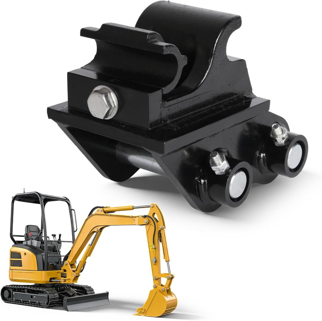 Mini Excavator Quick Change Hitch,Excavator Attachments Quick Hitch for Small Digger Quick Coupler,Fit Most of to 0.8-2 tons Mini Excavators