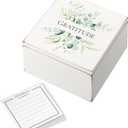 Lillian Rose Rustic Botanical Gratitude Box With 30 Note Cards